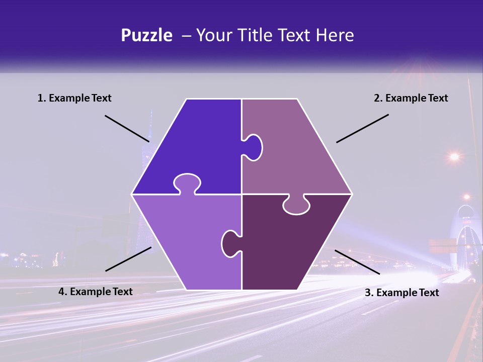 Guangzhou Office Night PowerPoint Template