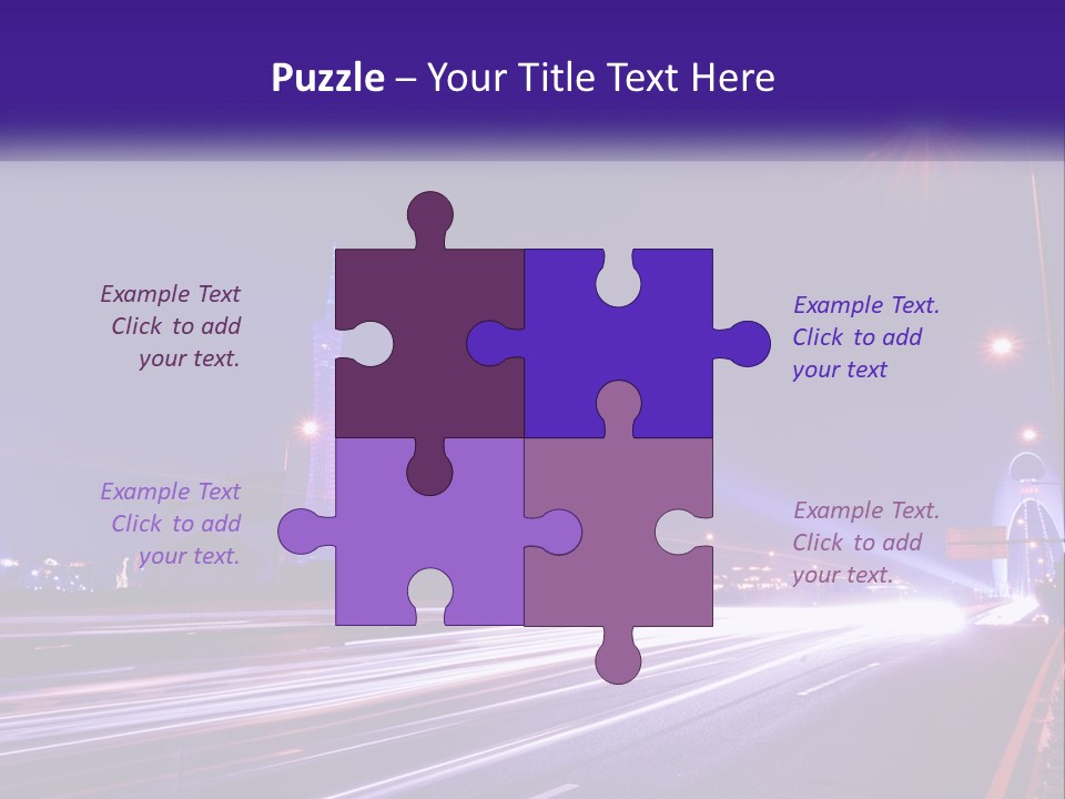 Guangzhou Office Night PowerPoint Template