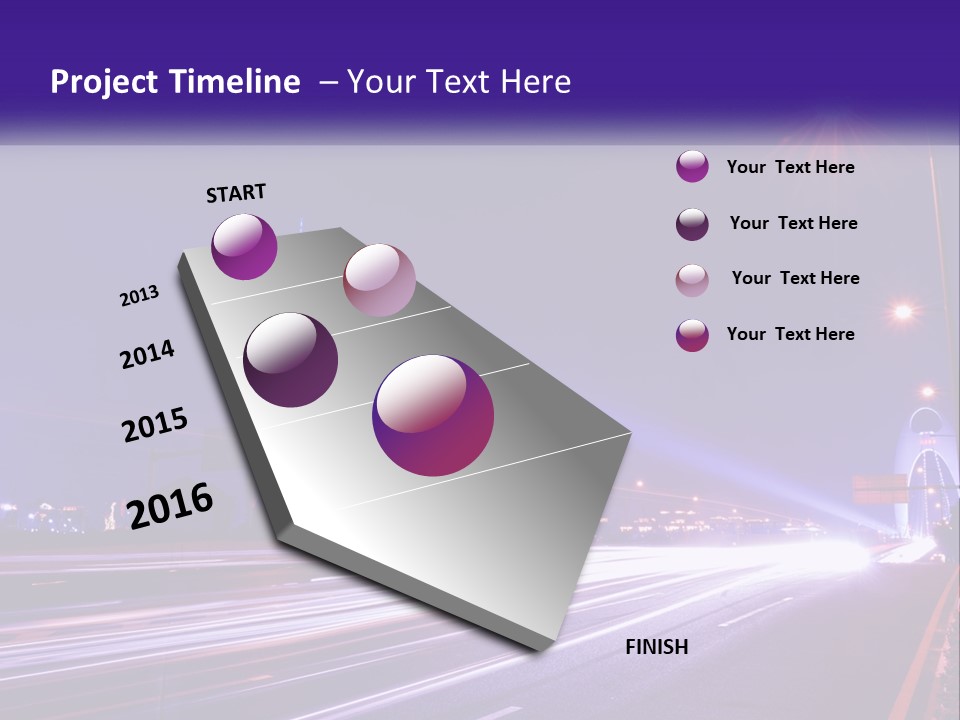 Guangzhou Office Night PowerPoint Template