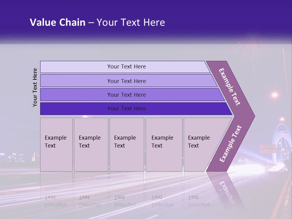 Guangzhou Office Night PowerPoint Template