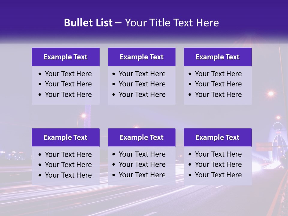 Guangzhou Office Night PowerPoint Template