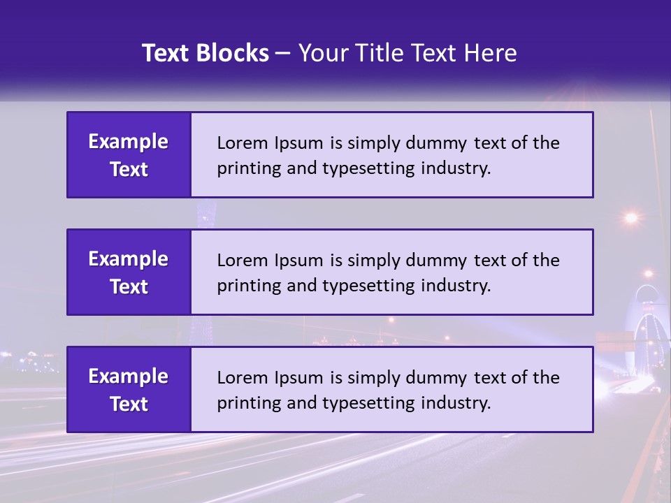 Guangzhou Office Night PowerPoint Template
