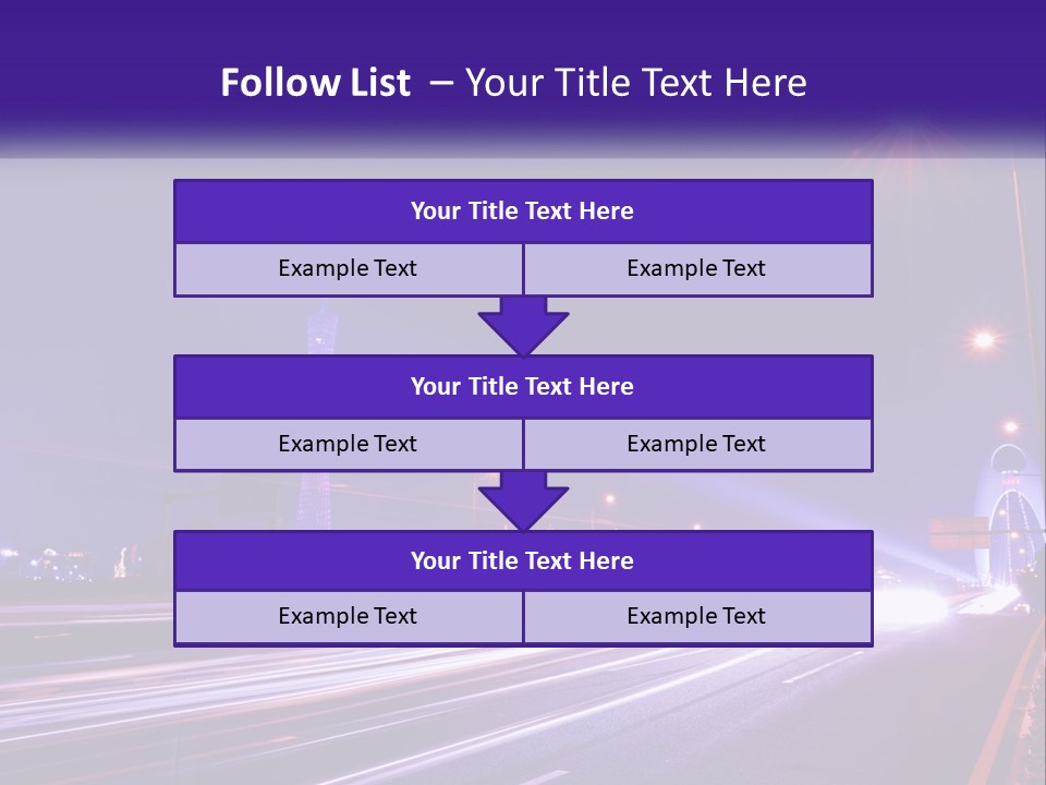 Guangzhou Office Night PowerPoint Template