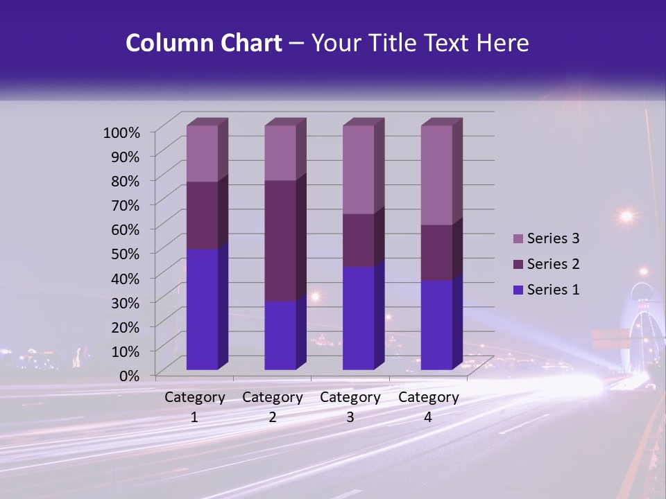 Guangzhou Office Night PowerPoint Template