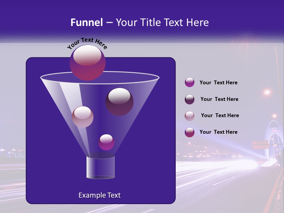 Guangzhou Office Night PowerPoint Template