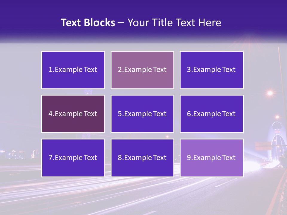 Guangzhou Office Night PowerPoint Template