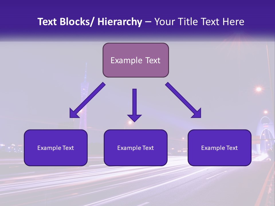 Guangzhou Office Night PowerPoint Template