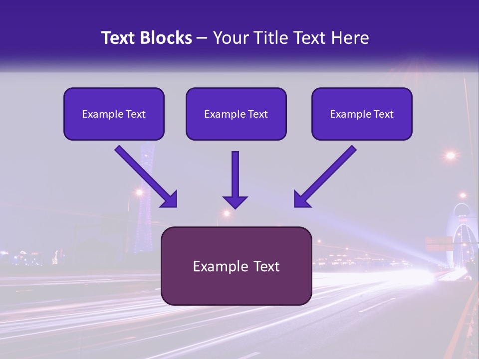 Guangzhou Office Night PowerPoint Template