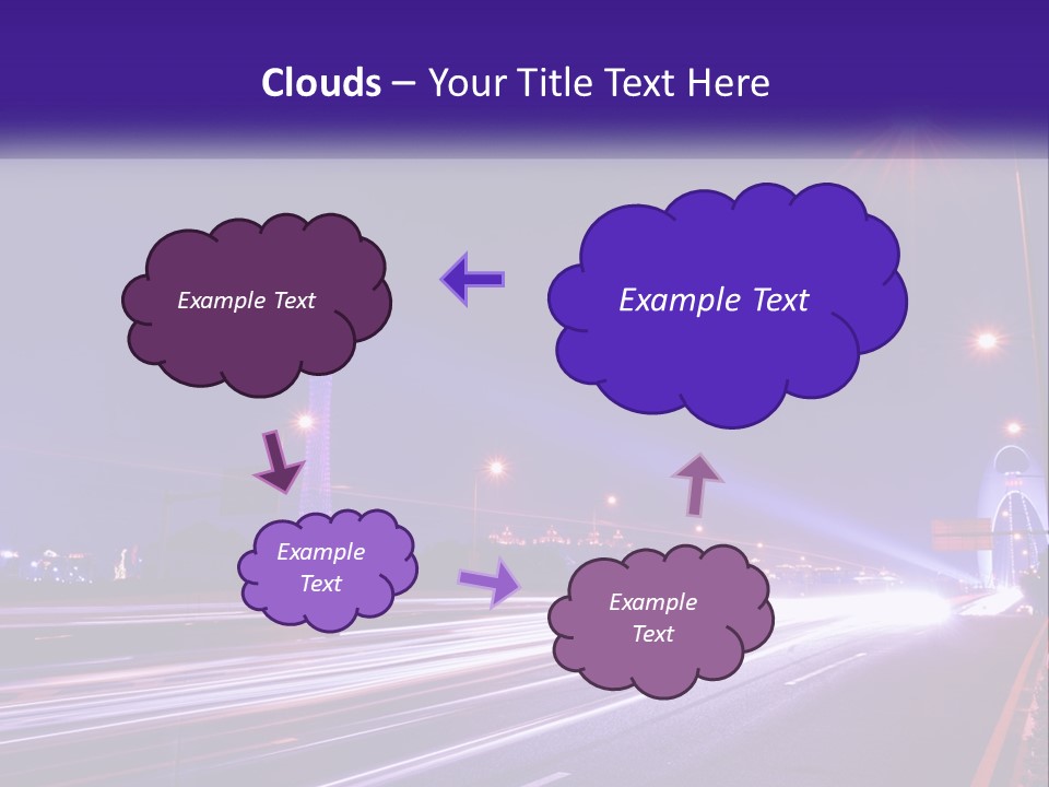 Guangzhou Office Night PowerPoint Template