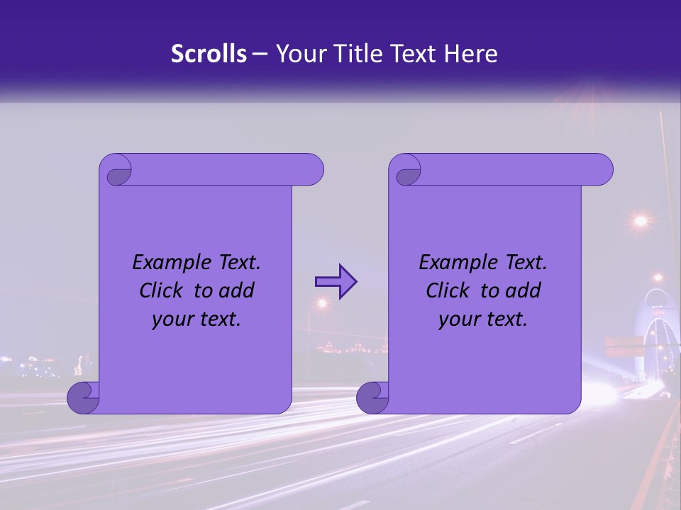 Guangzhou Office Night PowerPoint Template
