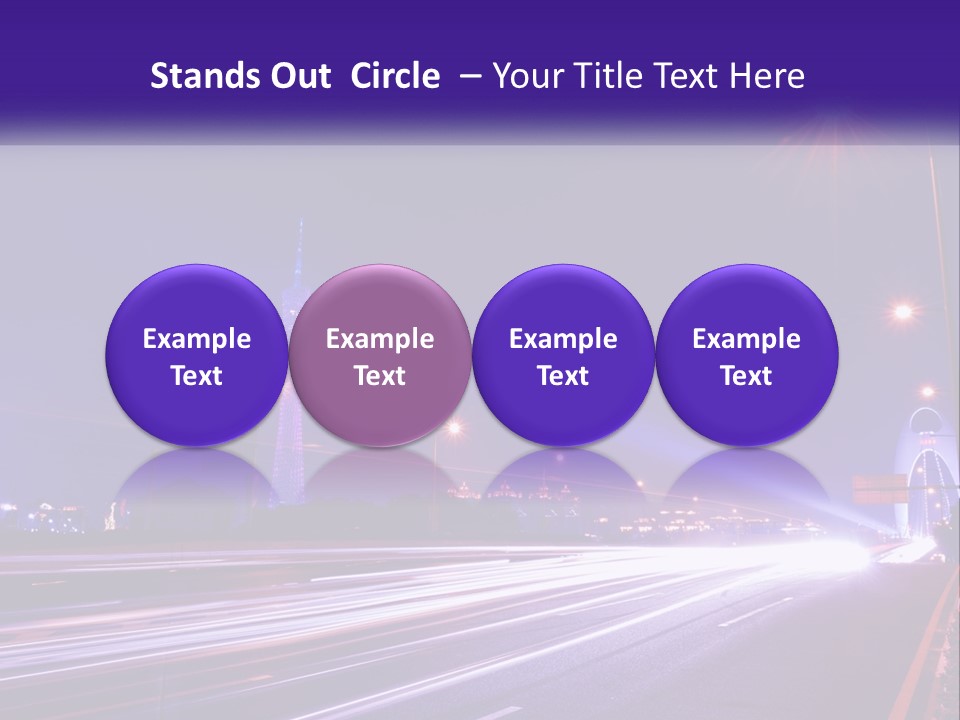 Guangzhou Office Night PowerPoint Template