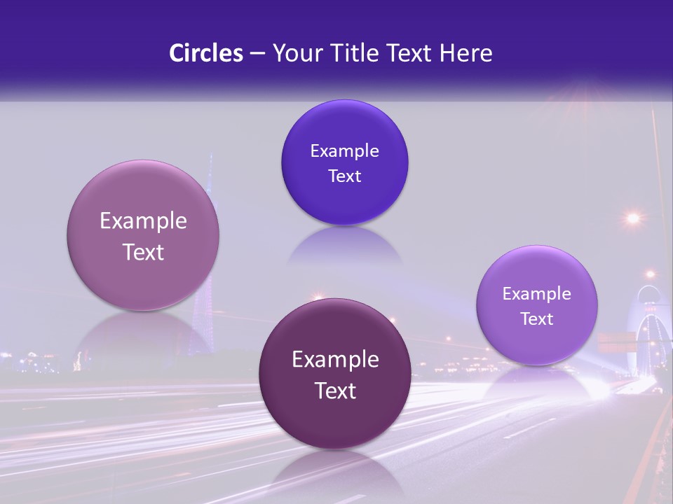 Guangzhou Office Night PowerPoint Template