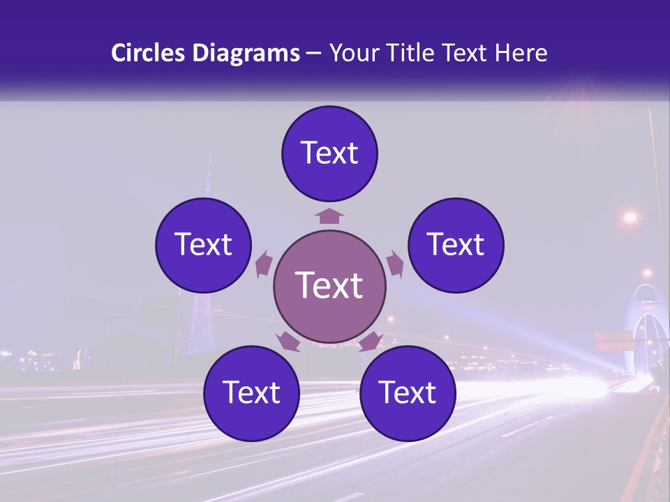 Guangzhou Office Night PowerPoint Template