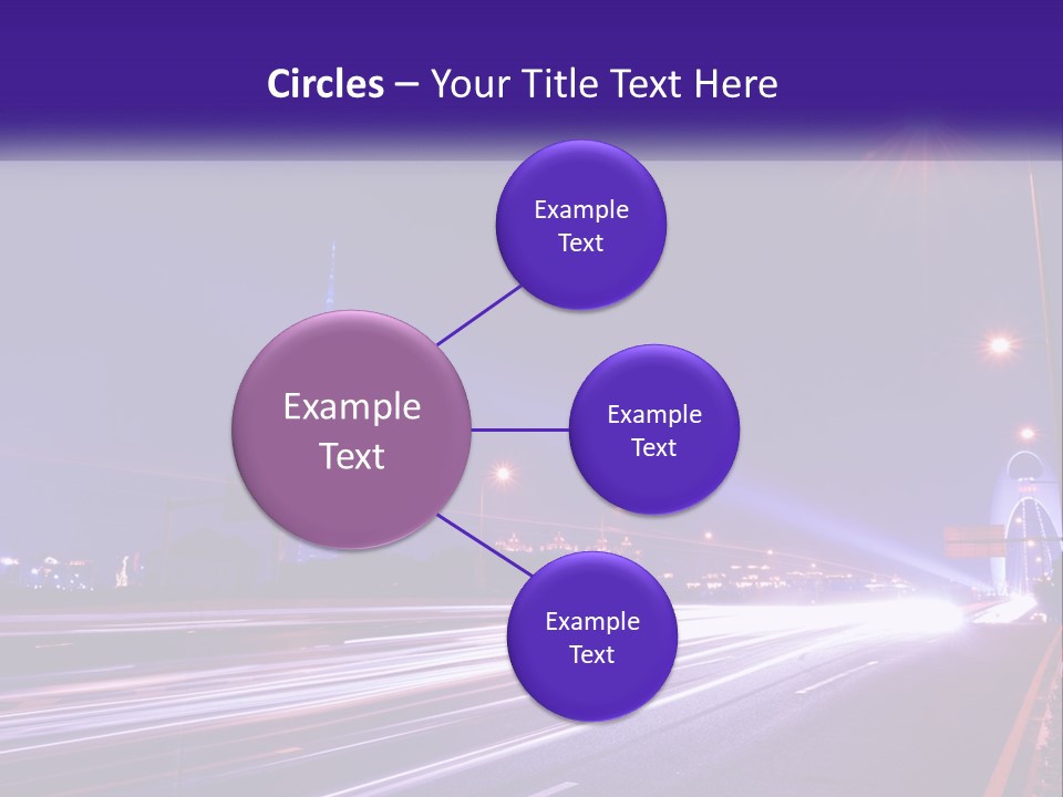 Guangzhou Office Night PowerPoint Template