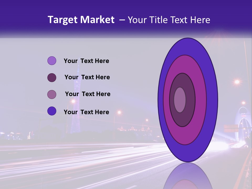 Guangzhou Office Night PowerPoint Template