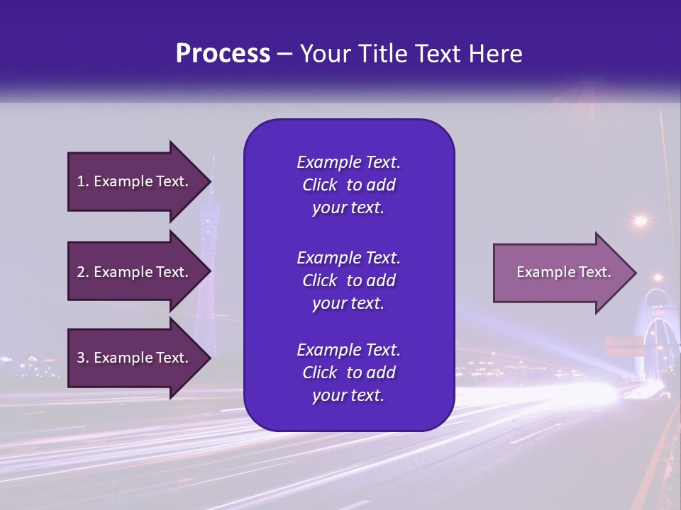 Guangzhou Office Night PowerPoint Template