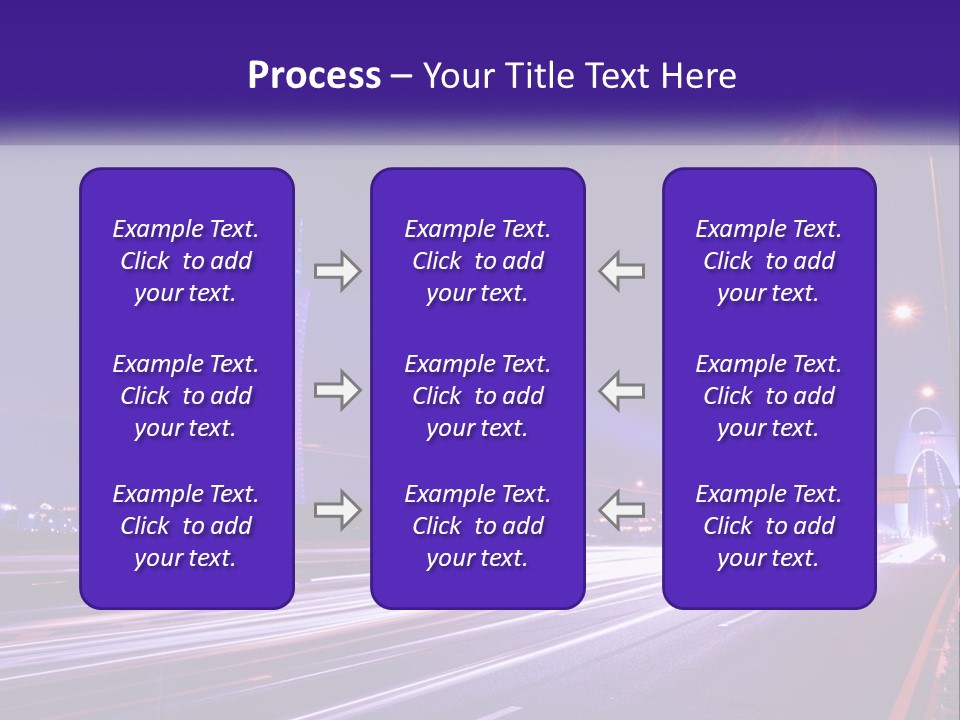 Guangzhou Office Night PowerPoint Template