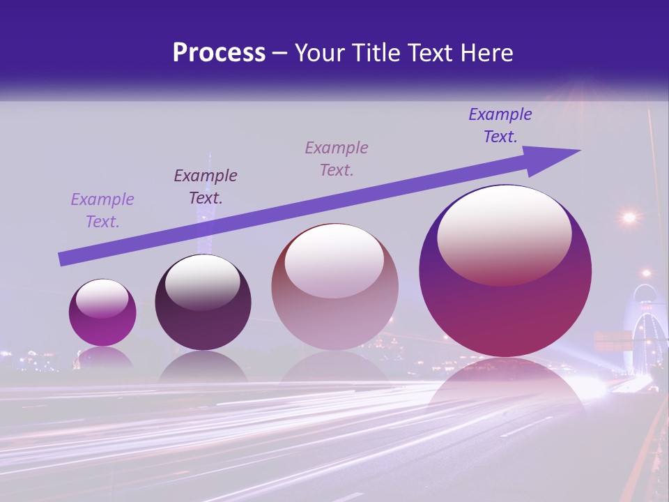 Guangzhou Office Night PowerPoint Template