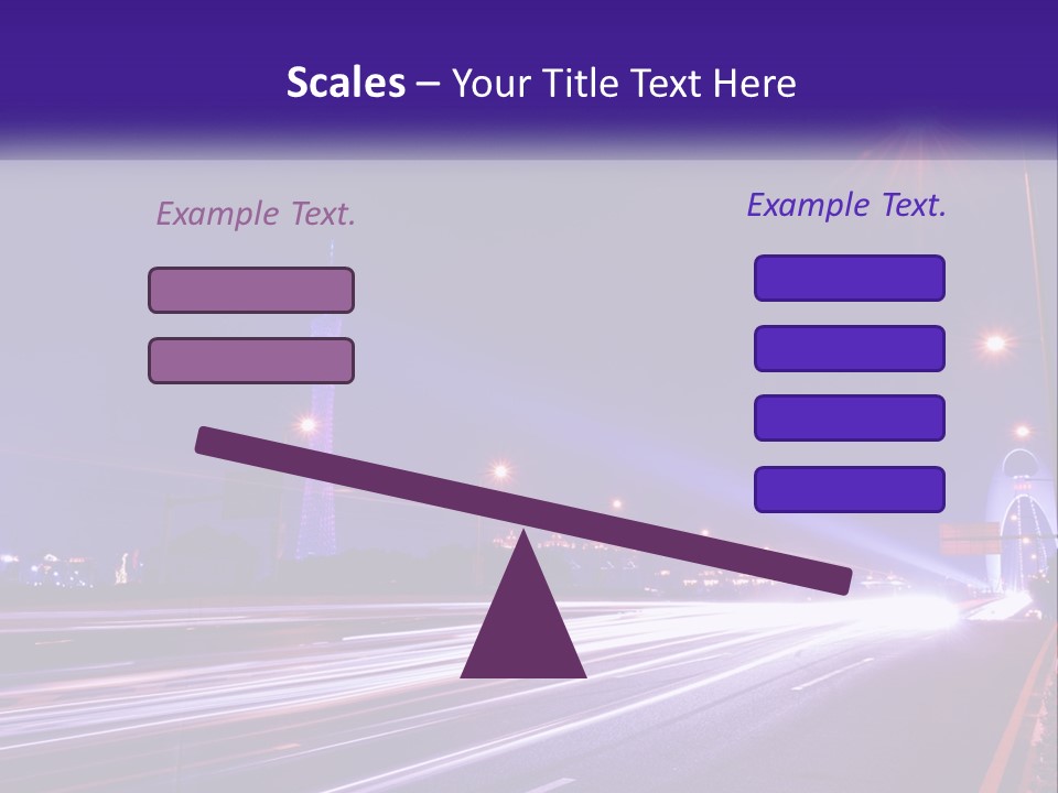 Guangzhou Office Night PowerPoint Template
