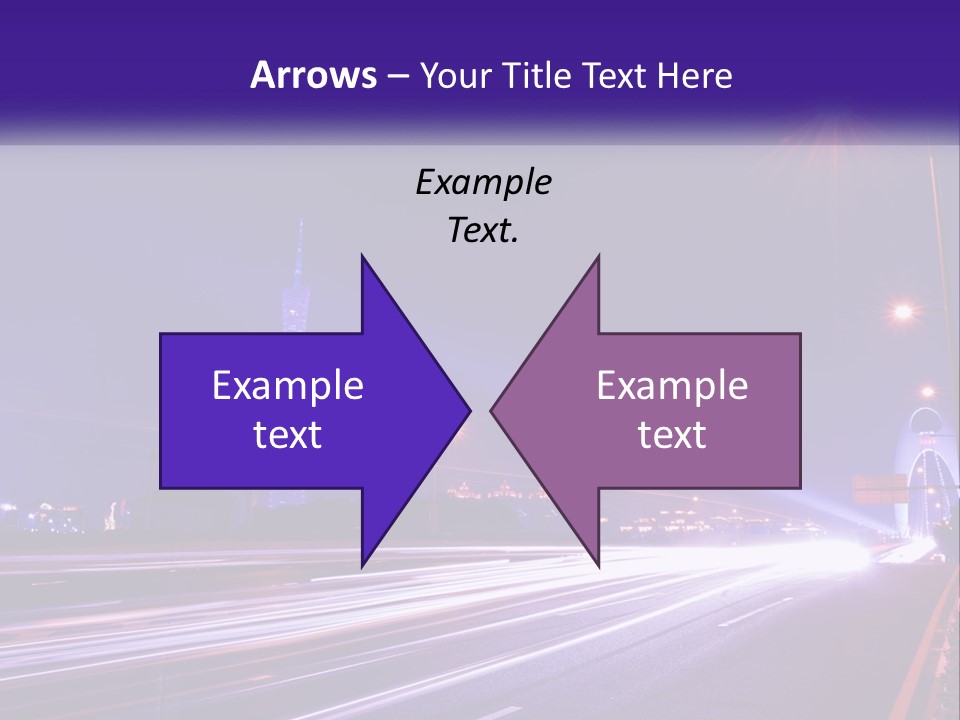 Guangzhou Office Night PowerPoint Template