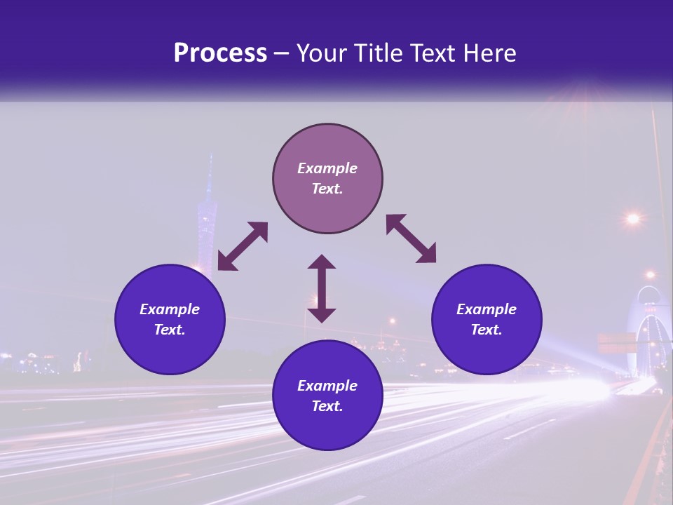 Guangzhou Office Night PowerPoint Template