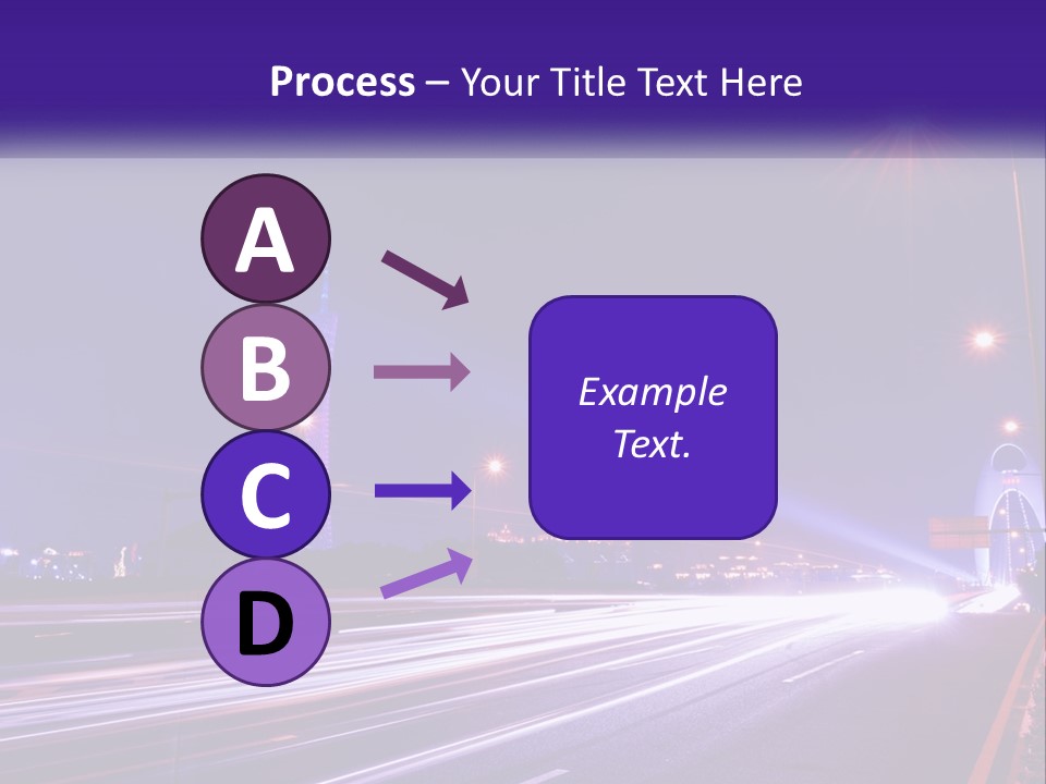 Guangzhou Office Night PowerPoint Template
