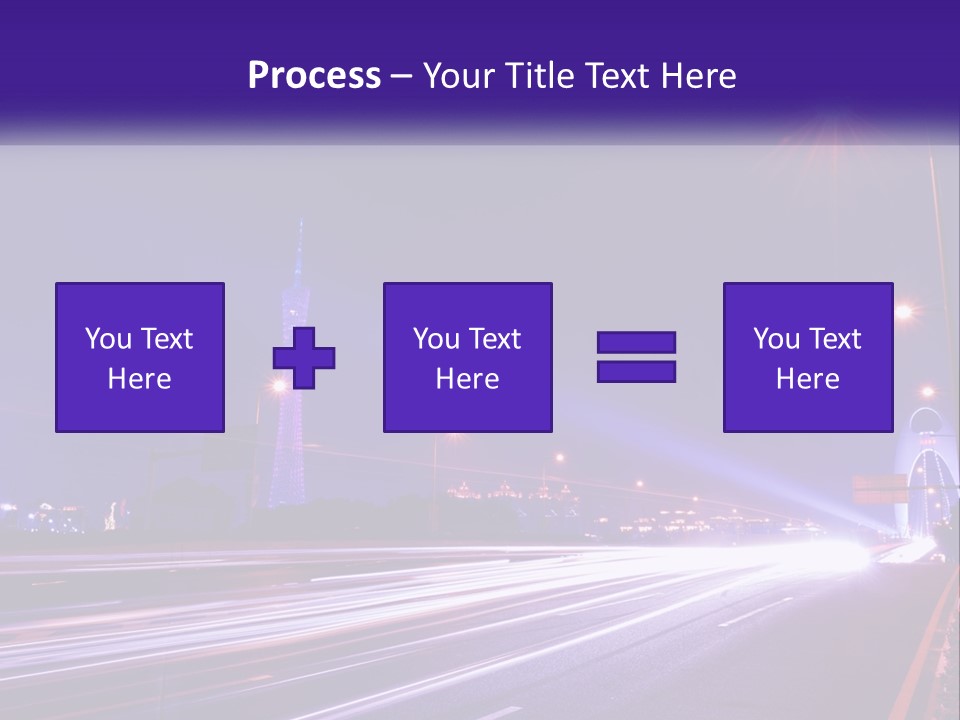 Guangzhou Office Night PowerPoint Template