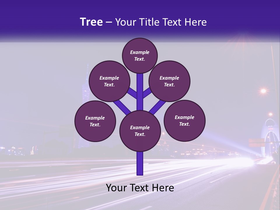 Guangzhou Office Night PowerPoint Template