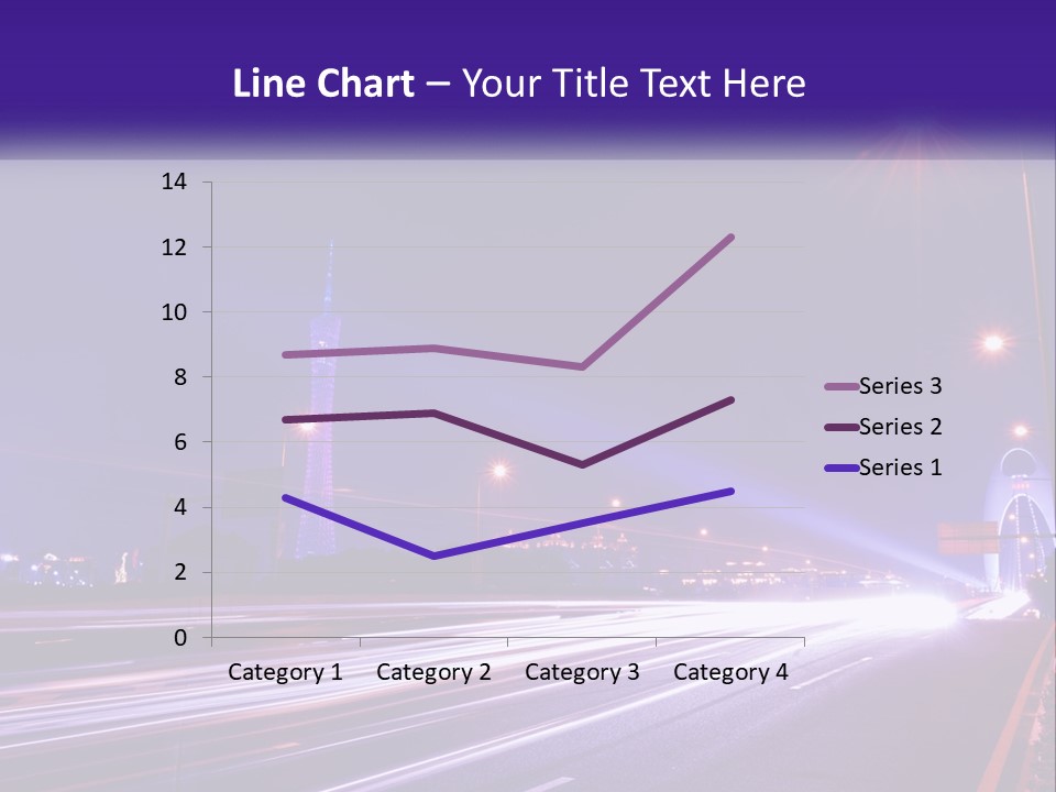Guangzhou Office Night PowerPoint Template