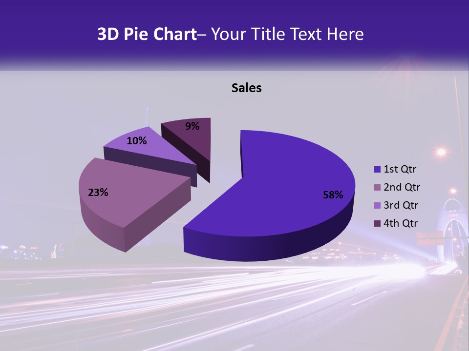 Guangzhou Office Night PowerPoint Template