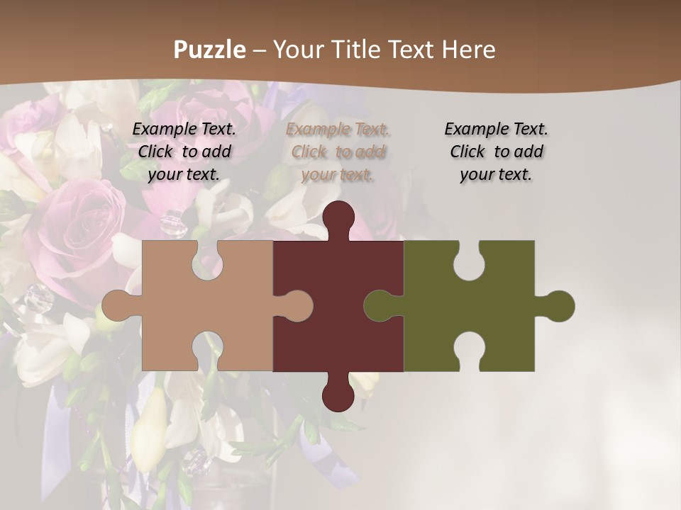 Spring Orchid Blossom PowerPoint Template