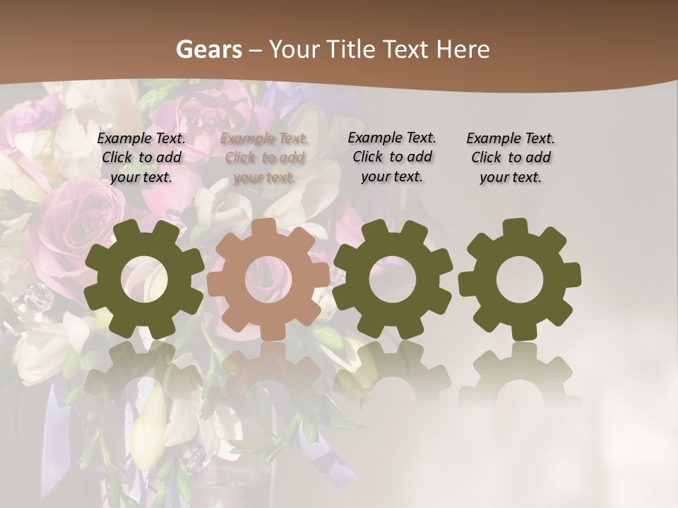 Spring Orchid Blossom PowerPoint Template