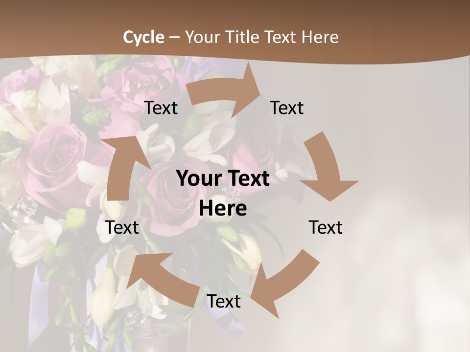 Spring Orchid Blossom PowerPoint Template