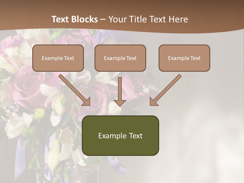 Spring Orchid Blossom PowerPoint Template