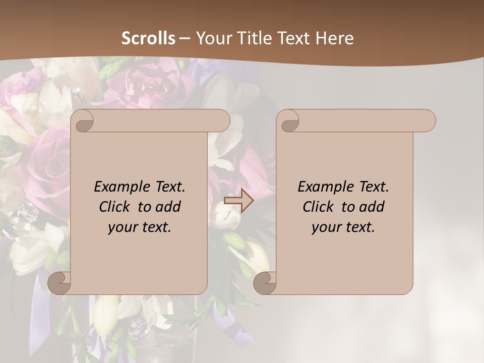 Spring Orchid Blossom PowerPoint Template