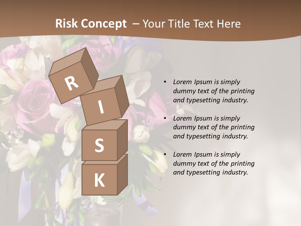 Spring Orchid Blossom PowerPoint Template