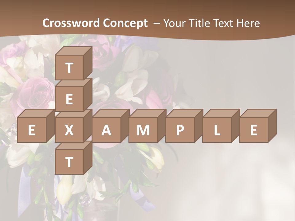 Spring Orchid Blossom PowerPoint Template