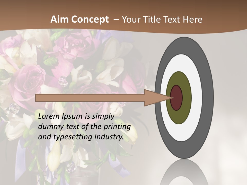 Spring Orchid Blossom PowerPoint Template