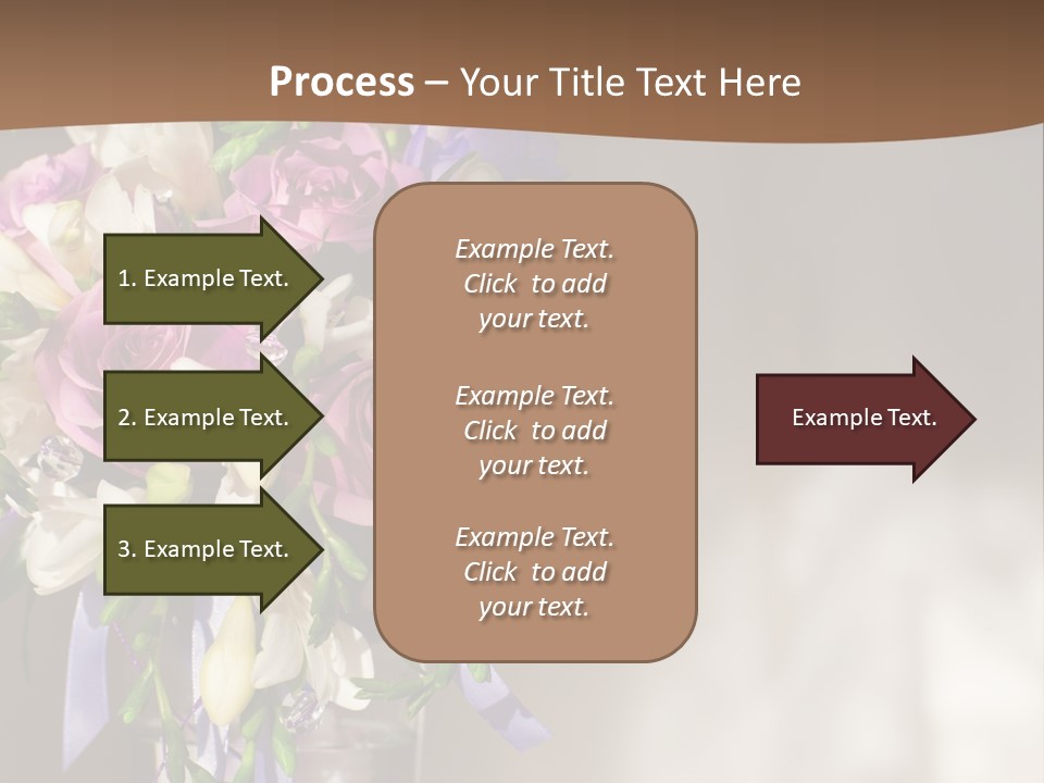 Spring Orchid Blossom PowerPoint Template