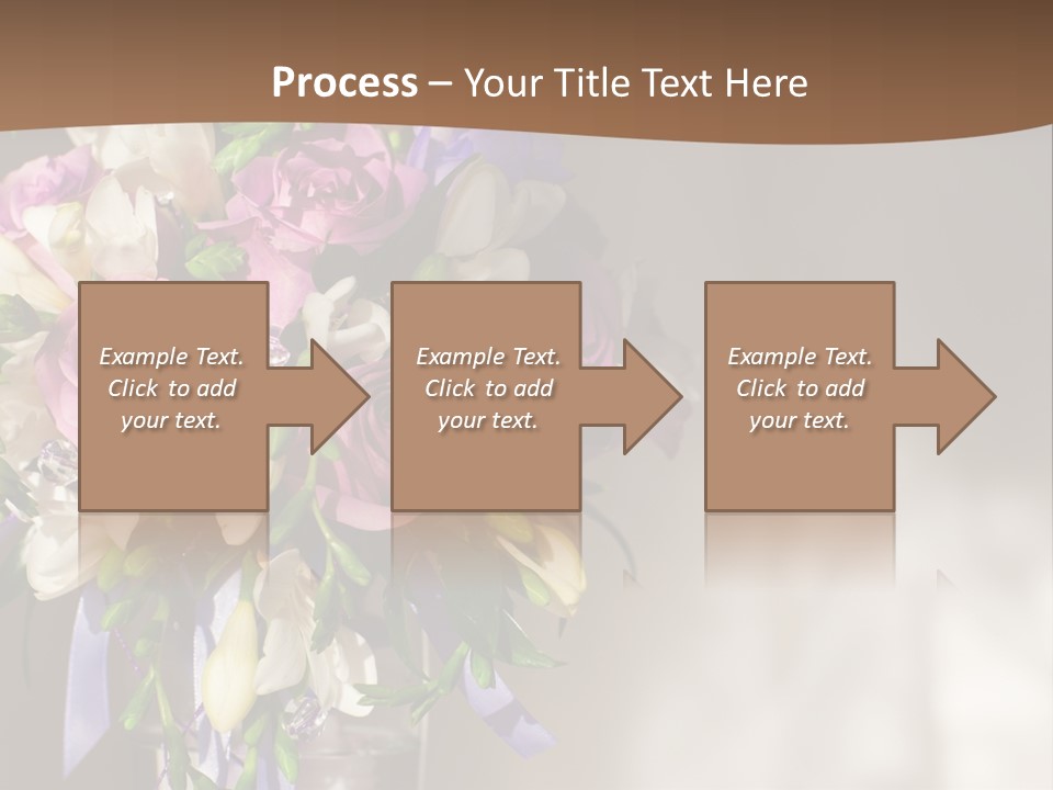 Spring Orchid Blossom PowerPoint Template