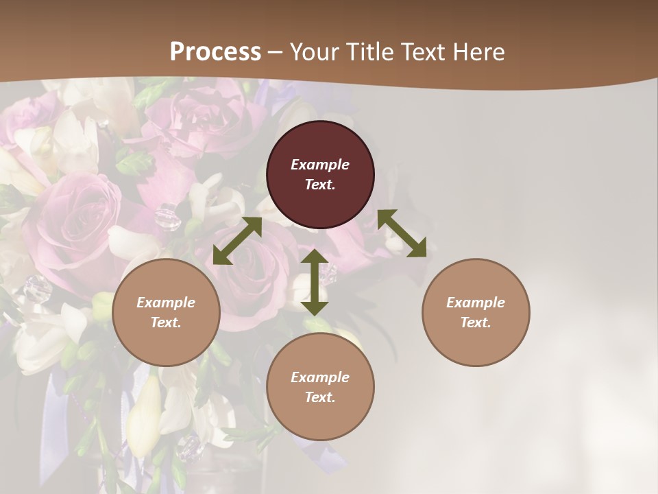 Spring Orchid Blossom PowerPoint Template