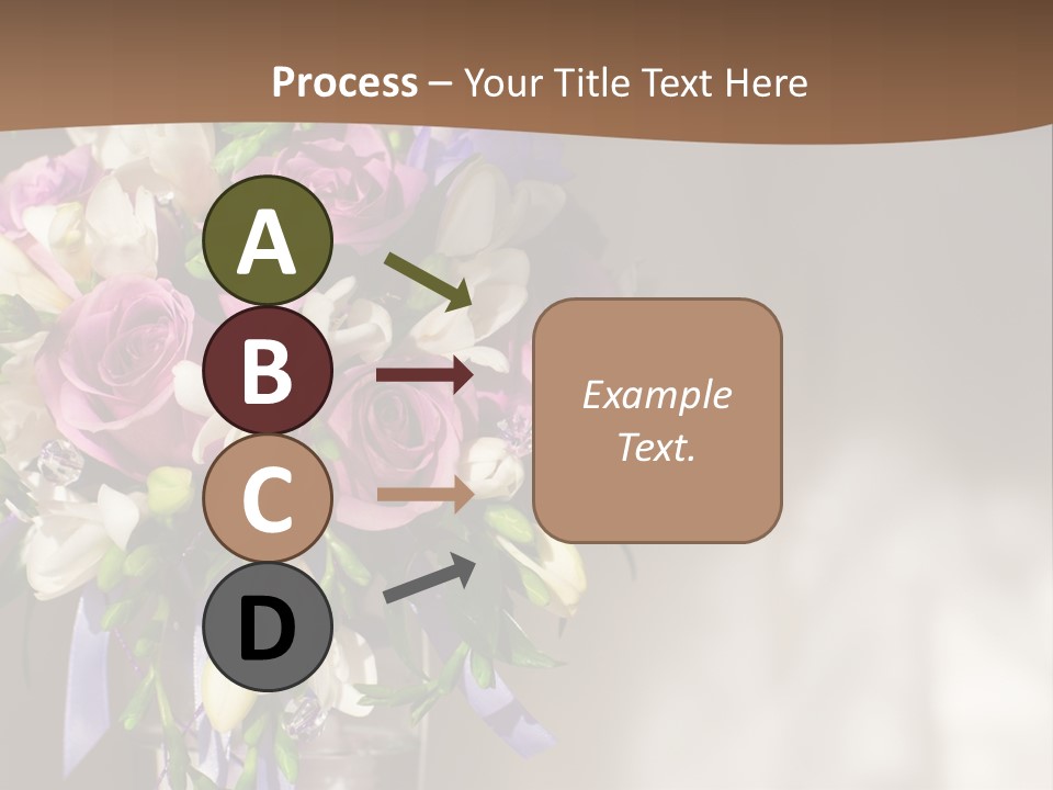 Spring Orchid Blossom PowerPoint Template