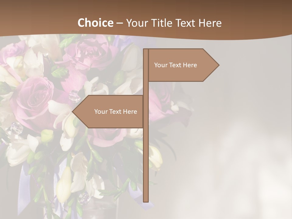 Spring Orchid Blossom PowerPoint Template