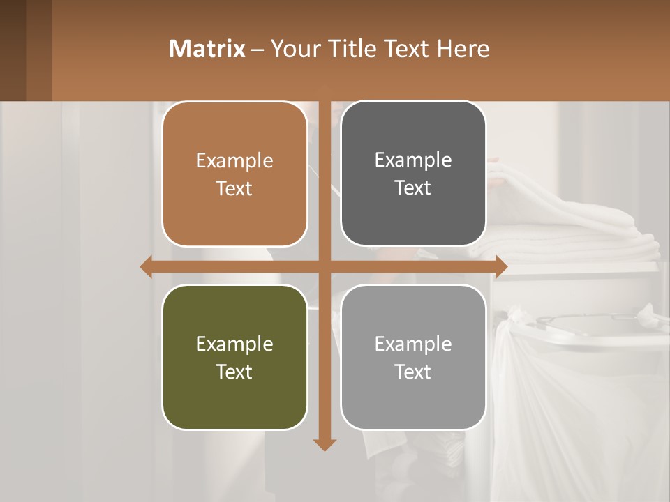 Bed Black Horizontal PowerPoint Template