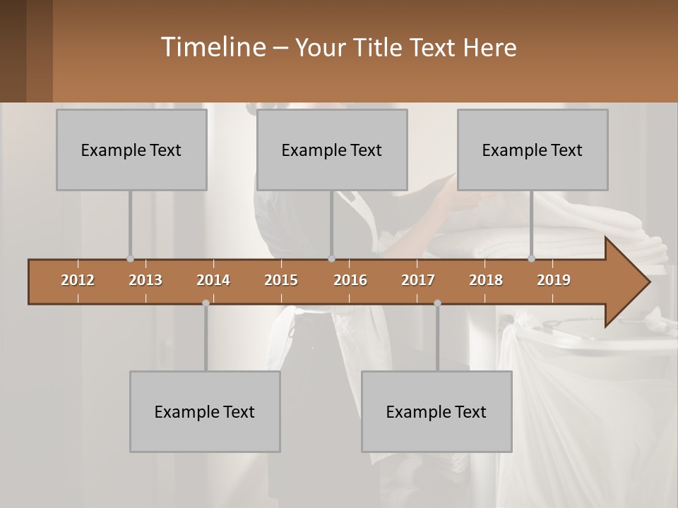 Bed Black Horizontal PowerPoint Template