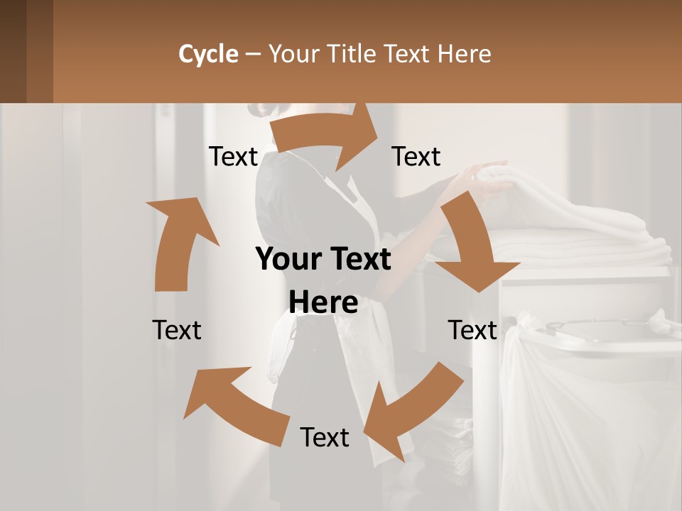 Bed Black Horizontal PowerPoint Template