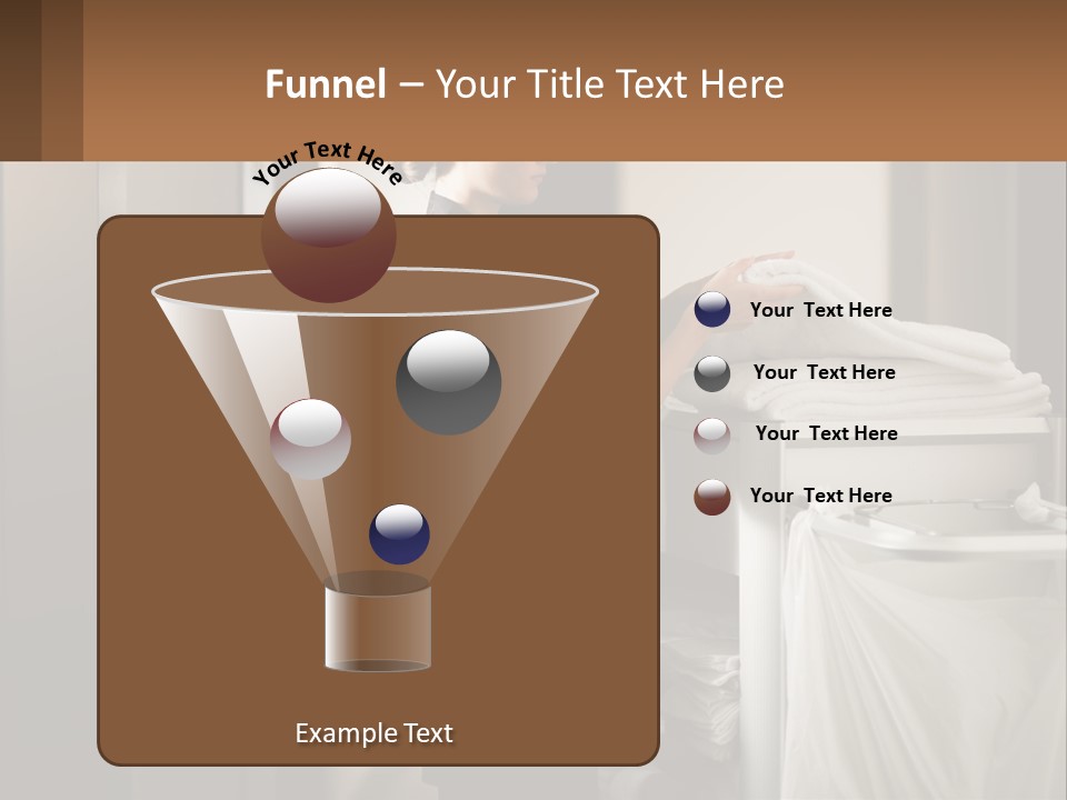 Bed Black Horizontal PowerPoint Template