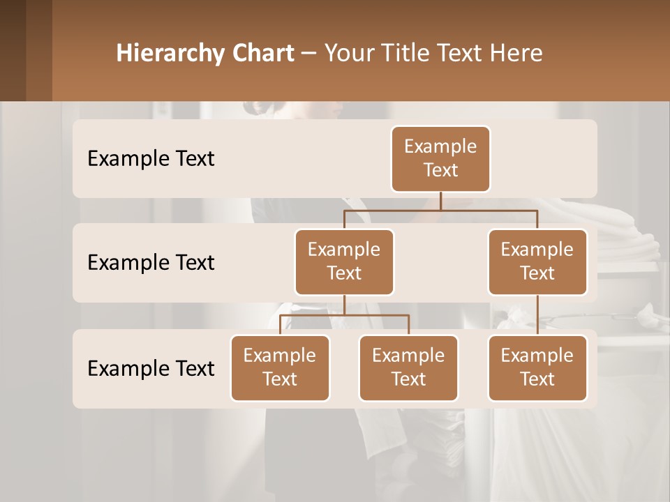 Bed Black Horizontal PowerPoint Template