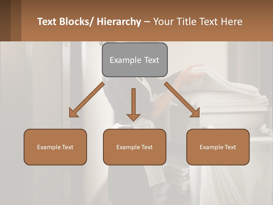 Bed Black Horizontal PowerPoint Template