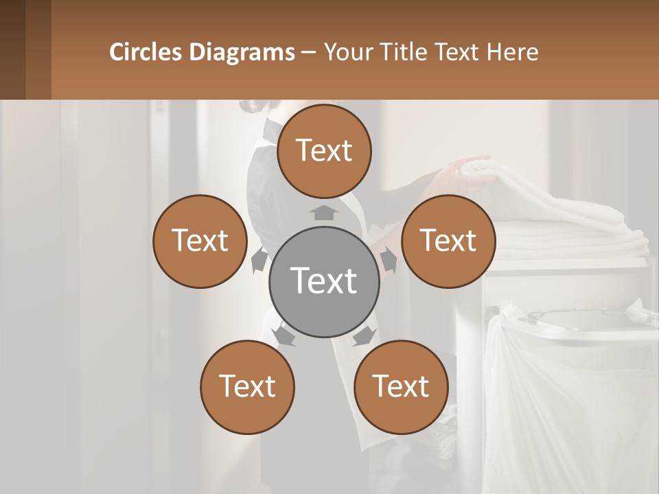 Bed Black Horizontal PowerPoint Template